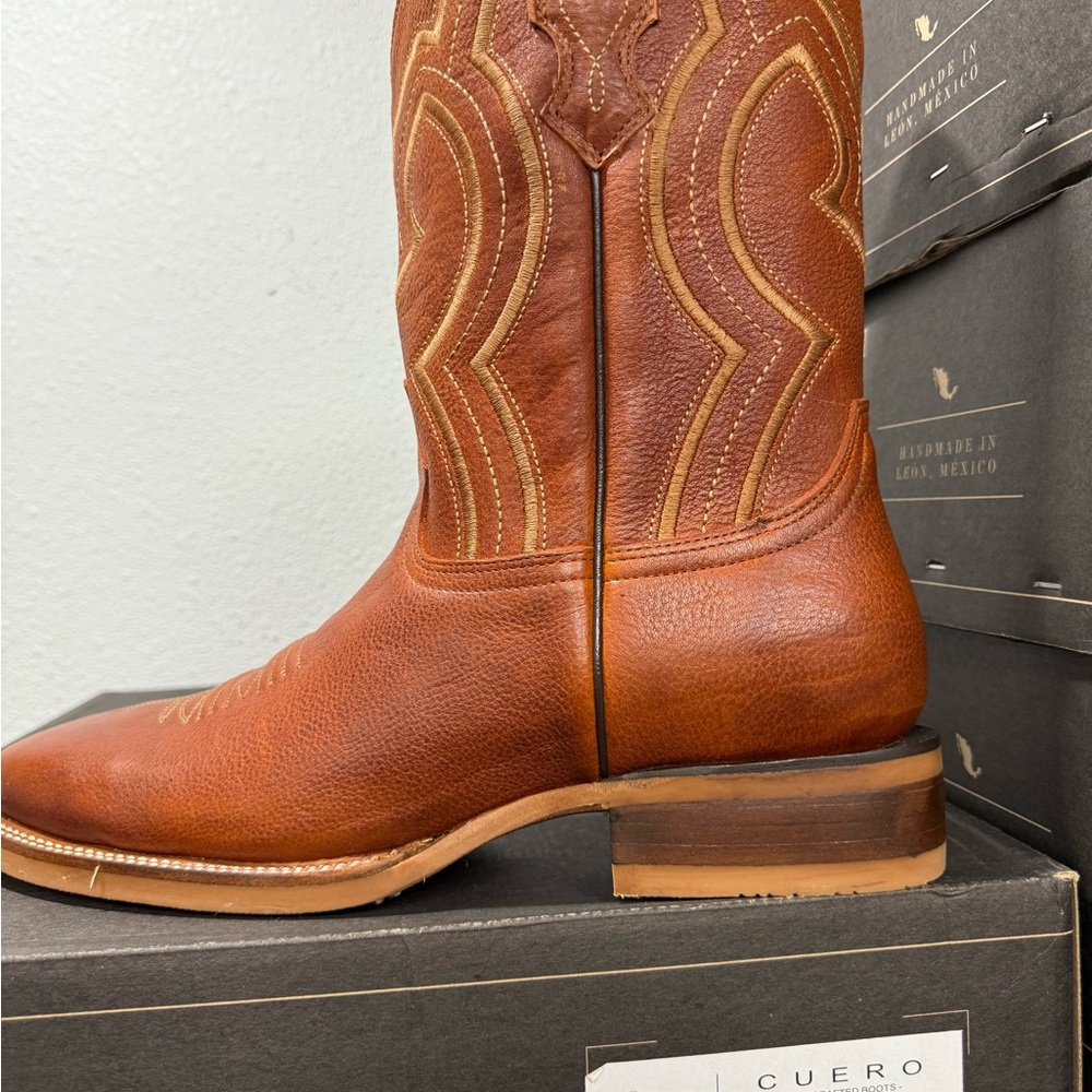 Cue Men's Brown Western Boots
